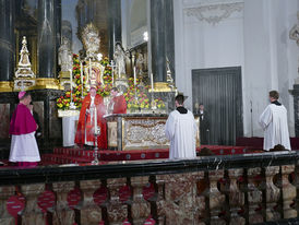 Abschlussvesper der Bischofskonferenz mit Spendung des Bonifatiussegens (Foto: Karl-Franz Thiede)